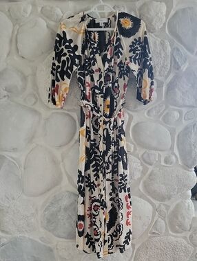 Next Cream Maxi Dress Size 4